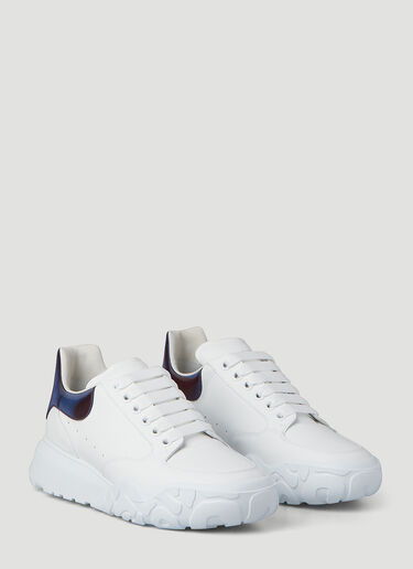 Alexander McQueen [코트] 레더 스니커즈 화이트 amq0146027