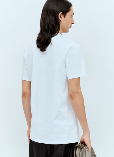 Moncler 徽标贴饰 T 恤 白色 mon0156015