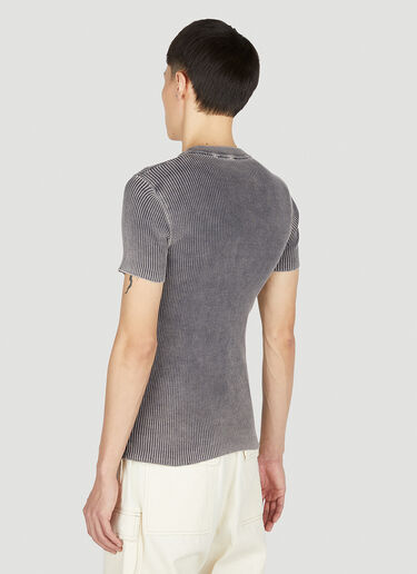 Diesel K-Erry Knitted T-Shirt Grey dsl0151016