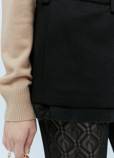 Velour Mini Skirt Miu Miu Velour Mini Skirt Black miu0254017