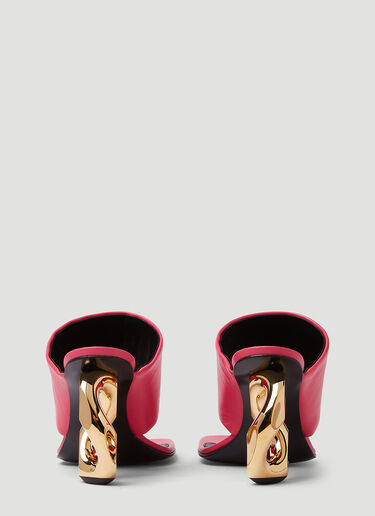 JW Anderson Chain High Heel Mules Pink jwa0249006