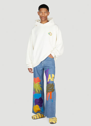 Ouroboros Snake Print Hooded Sweatshirt Marni x No Vacancy Ouroboros Snake Print Hooded Sweatshirt Cream mvy0153003