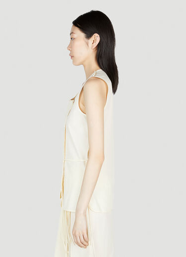 Layered Top Lemaire Layered Top Cream lem0252009