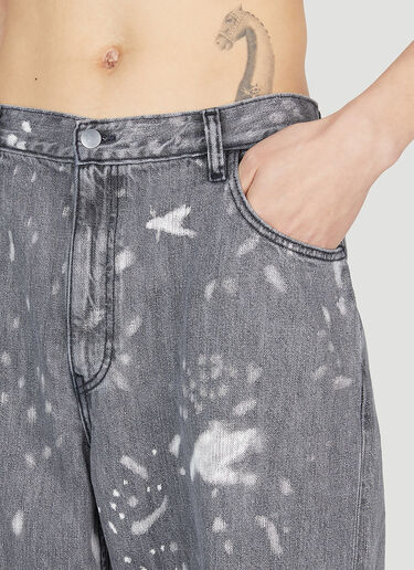 LN-CC x Non Bleached Wide Jeans Grey non0152003