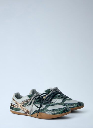 Miu Miu Gymnasium Sneakers Green miu0164040