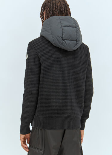 Moncler 衬垫拉链开衫 黑色 mon0158028