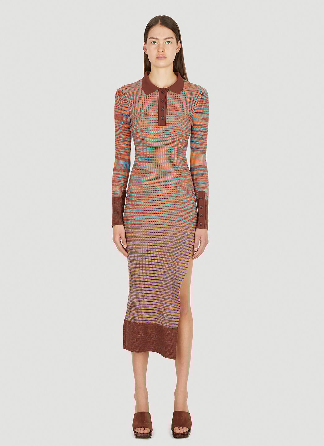 Jacquemus La Robe Zucca Dress in Brown LN CC