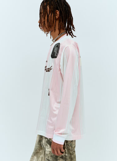 Acne Studios 条纹足球队服上衣 粉色 acn0156007