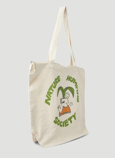 Carne Bollente Nature Humping Society Tote Bag Cream cbn0348015