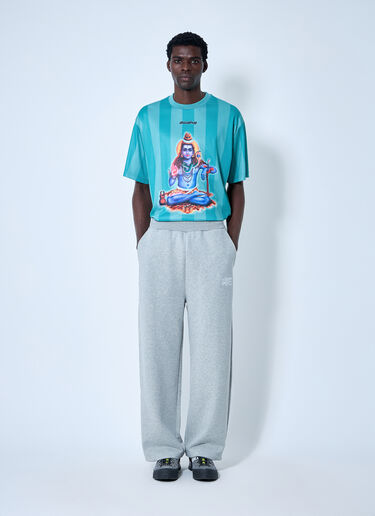 Awake NY Logo Motif Track Pants Light Grey awk0160008