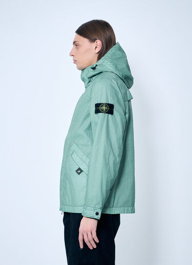 Stone Island Short Parka Jacket Green sto0160031