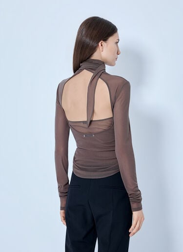LN-CC® - Lemaire: Ballerina Foulard Top - Brown Lemaire Ballerina Foulard Top Brown lem0266012