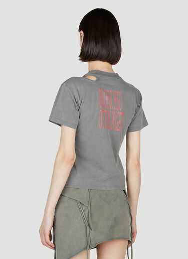 Ottolinger Cut-Out T-Shirt Grey ott0252012