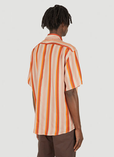 Striped Short-Sleeved Shirt (Di)vision Striped Short-Sleeved Shirt Brown div0348021