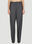 Balenciaga Knife Tailored Heeled Pants Grey bal0252043