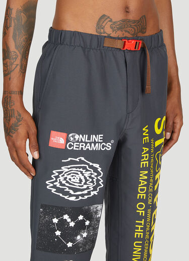 The North Face x Online Ceramics 图案运动裤 深灰色 tnf0152058