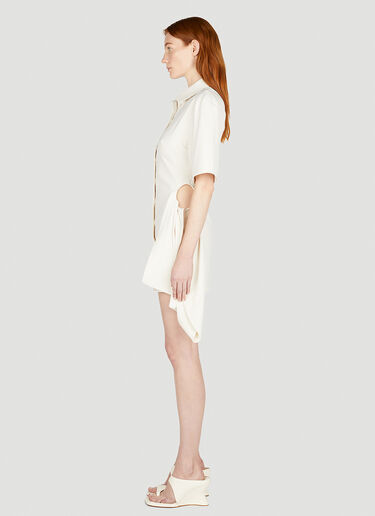 La Robe Camisa Dress Jacquemus La Robe Camisa Dress Cream jac0251009