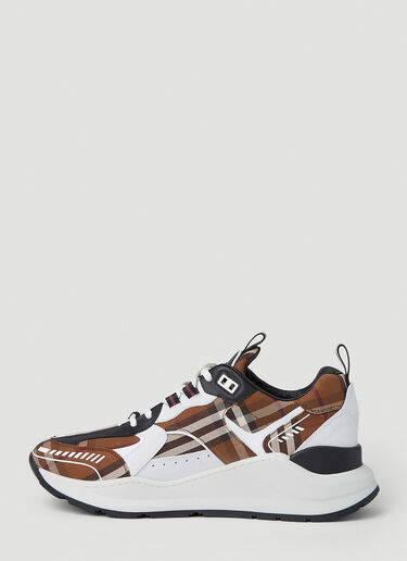 Burberry Sean Check Sneakers Brown bur0151059