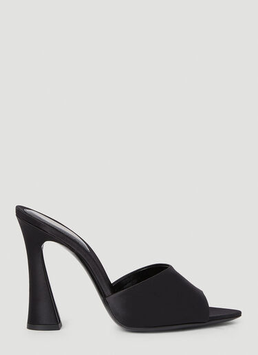 Saint Laurent Suite High Heel Mules Black sla0251176