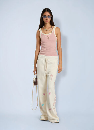 Palm Angels Feel High Sweatpants White pma0266206