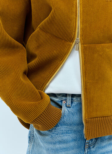 Miu Miu 코듀로이 후드 재킷 옐로우 miu0254021