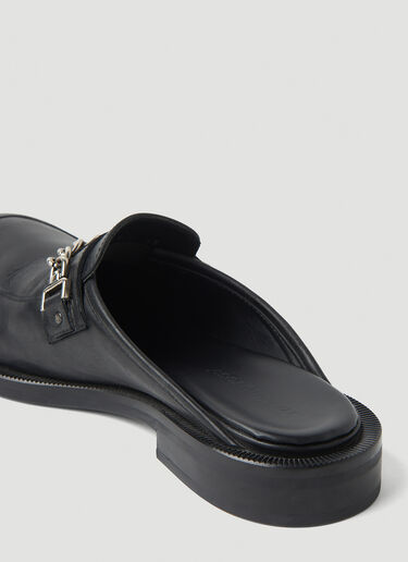 Martine Rose Bulb Toe Chain Mules Black mtr0152015