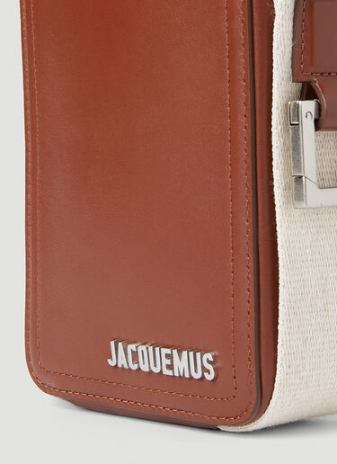 Jacquemus Le Cuerda バーティカル クロスボディバッグ ブラウン jac0151029