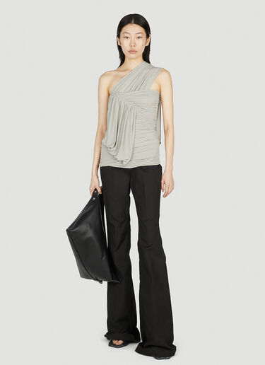 Rick Owens Edfu 缩褶上衣 灰色 ric0252008