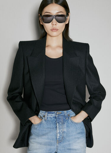 Saint Laurent SL 609 Carolyn Sunglasses Black yss0253001