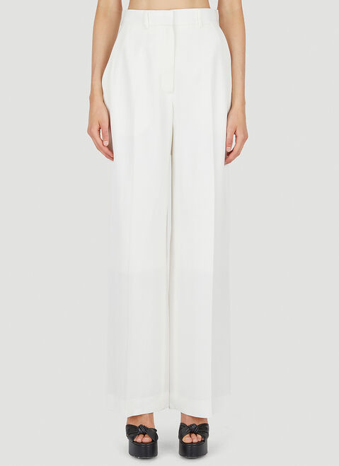 Casablanca Wide Leg Pants White cbl0250013