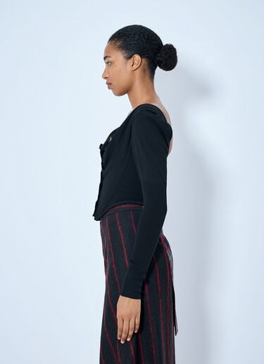 LN-CC® - Vivienne Westwood: Bea Corset Cardi - Black Vivienne Westwood Bea Corset Cardi Black vvw0265021