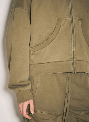 Entire Studios Eternal Zip Hooded Sweatshirt Green ent0157031