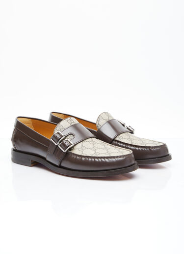 Gucci GG Buckle Loafers Brown guc0155071