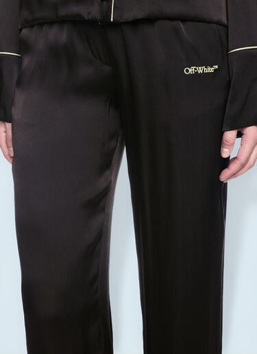 Off-White Satin Pants Black ofw0260033