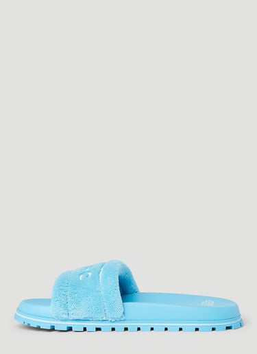Marc Jacobs The Terry Slides Blue mcj0253002