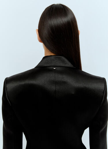 Sportmax Tailored Satin Blazer Black spx0256021