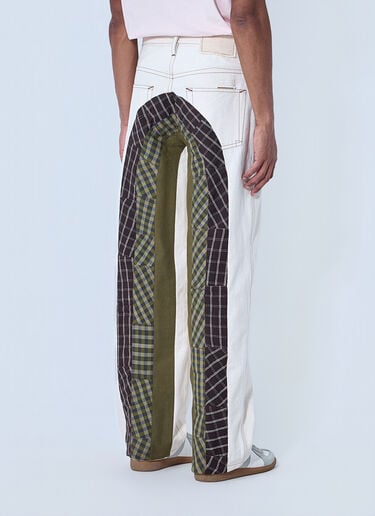 Story MFG Wide-Leg Denim Trousers Beige str0164002