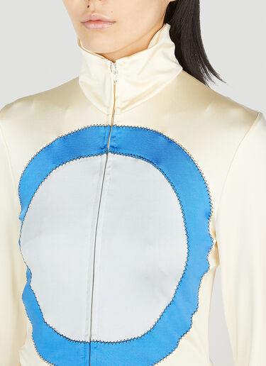 Marni Circle 正面拉链运动衫 白色 mni0252012