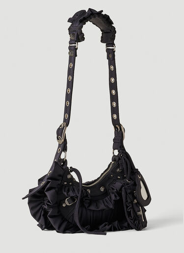 Balenciaga 르 카골 러플 XS 숄더백 블랙 bal0251099