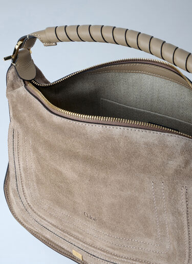 Chloé Marcie Shoulder Bag Beige chl0263083