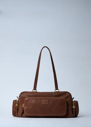 Miu Miu Beauletto Shoulder Bag Brown miu0260020