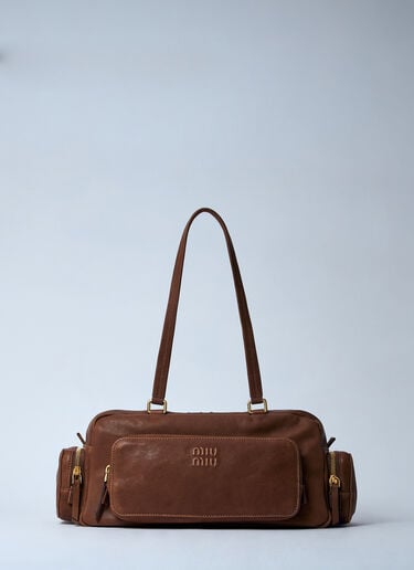Miu Miu Beauletto Shoulder Bag Brown miu0260020