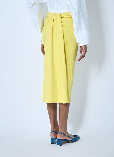 Jacquemus 라 주프 사블리에 스커트  옐로우 jac0260006