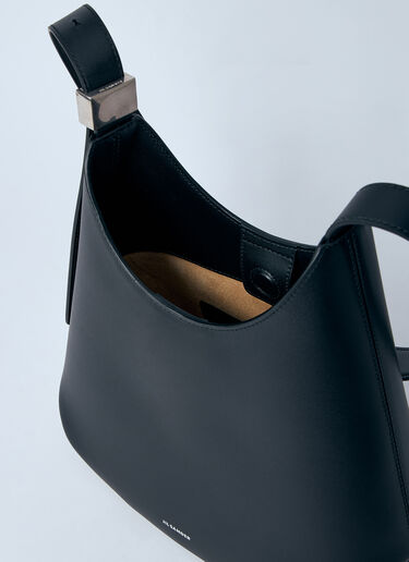 Jil Sander 小号 Eldorado 单肩包  黑色 jil0260009