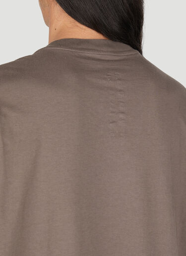 Rick Owens トミー T オーバーサイズ T シャツ ブラウン ric0153017