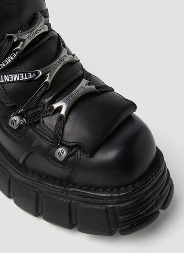 VETEMENTS New Rock Platform Sneakers Black vet0350003