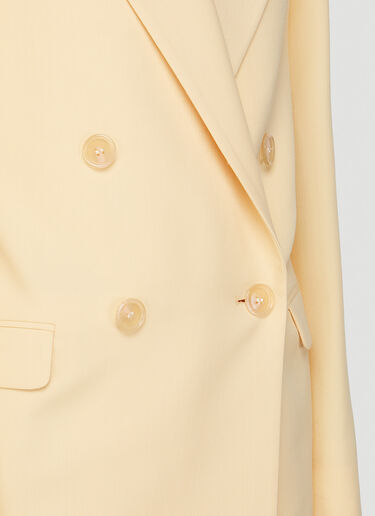 Acne Studios Double Breasted Blazer  Yellow acn0248041