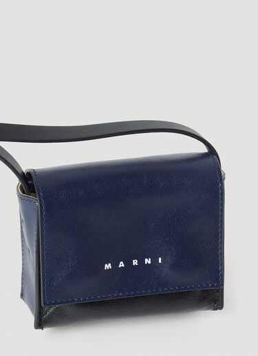Marni 迷你斜挎包 藏蓝色 mni0153027