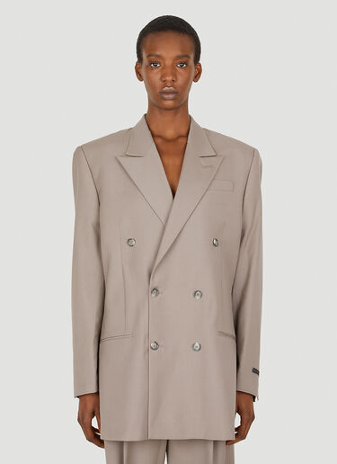 Milo Double Breasted Blazer Eytys Milo Double Breasted Blazer Beige eyt0349004