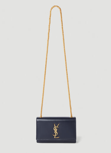 Saint Laurent Kate Small Shoulder Bag in Blue